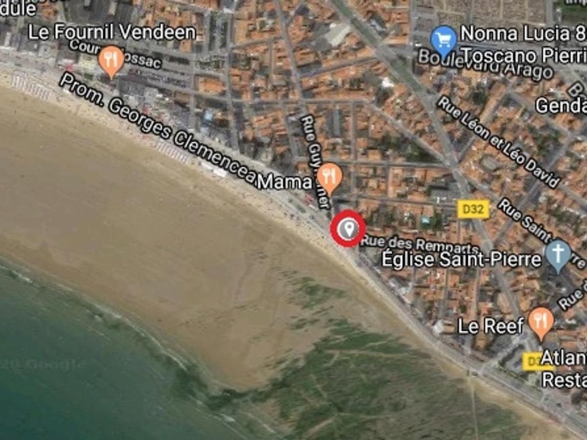 Appartement T2 Refait A Neuf Avec Balcon Face Mer Et Ascenseur, Au Coeur Des Sables-D'Olonne - Fr-1-485-70 莱萨布勒-多洛讷 外观 照片
